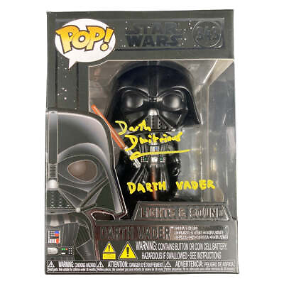 #ad Dmitrious Bistrevsky Signed Funko POP Star Wars Darth Vader #343 Autographed JSA $149.99