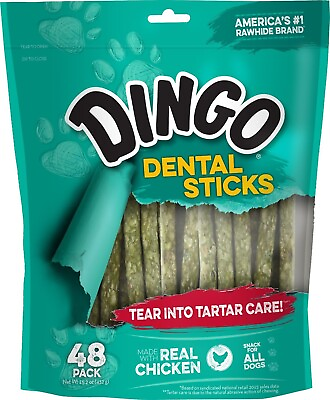#ad Â Tartar And Breath Dental Sticks For All Dogs 48 Count $15.00
