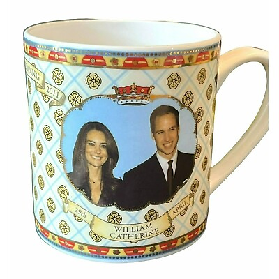 #ad William and Catherine#x27;s Wedding Westminster Abbey Commemorative Mug Sadler $13.95