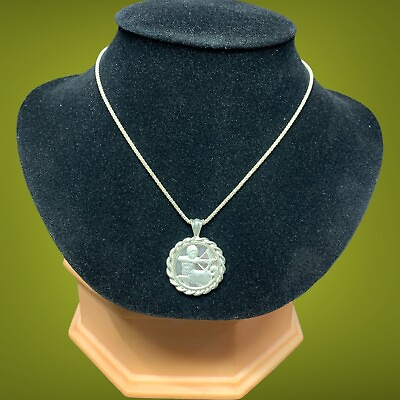 #ad sterling silver sagittarius Pendant Pop Corn necklace 18” Necklace $65.00