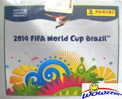 #ad 2014 Panini World Cup Brazil MASSIVE Sealed 100 Pack Sticker Box 500 Stickers $79.95