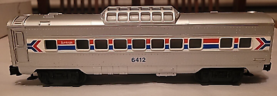 #ad Lionel 6412 Amtrak Vista Dome Passenger Car No box $29.99