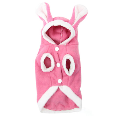 #ad Pet Dog Cats Cute Hoodie Bunny Clothes Winter Warm Puppy Costumes Apparel 21 $7.95