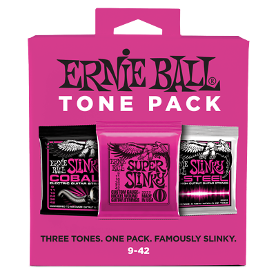 #ad Ernie Ball Super Slinky Electric Tone Pack 9 42 Gauge $26.99