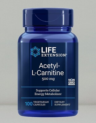 #ad Acetyl L Carnitine by Life Extension 100 capsule $19.68