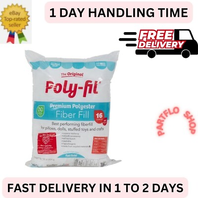 #ad Polyfill Stuffing Polyester Fiber Pillow Stuff Fill Crafts Sewing Washable NEW $9.50