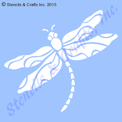 #ad 4quot; DRAGONFLY STENCIL BUG DIY TEMPLATE WINGS PAINT PATTERN INSECT CRAFT NEW $5.99