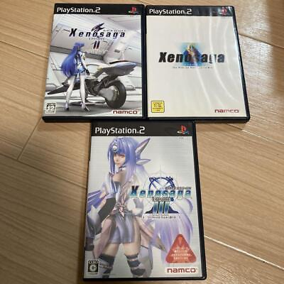 #ad Xenosaga Episode I amp; II amp; III 3 game set PlayStation2 PS2 used quot;very goodquot; $75.05
