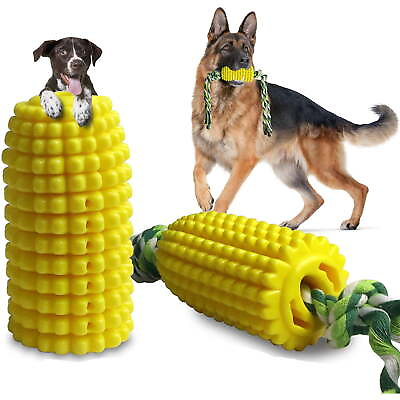 #ad Dog Chew Toys for Aggressive Chewers Indestructible Tough Corn Teething Stick $8.33