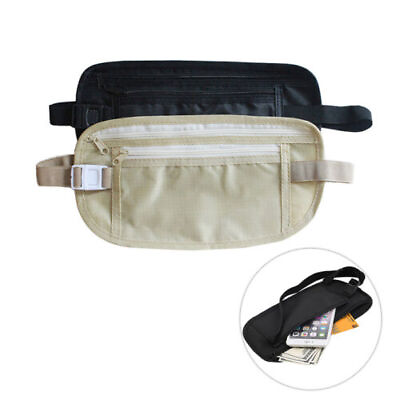 #ad Invisible Travel Waist Packs Pouch for Passport Money Belt Bag Hidden Secur:H5 $2.65