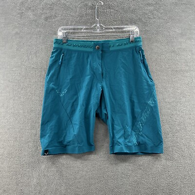 #ad dynafit mens size medium light blue athletic shorts zipper pocket $29.88