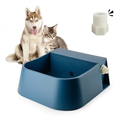 #ad Dog Automatic Waterer Bowl 2L Outdoor Indoor Auto Pet Water Dispenser Float V... $40.64