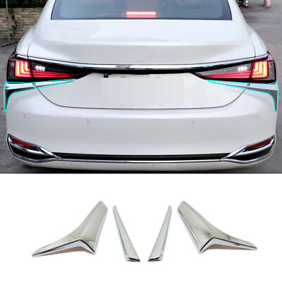 #ad For Lexus ES250 300h 350 2019 2023 ABS Chrome Rear Tail Light Lamp Trim Cover $69.35