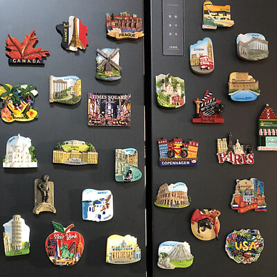 #ad #ad Cities Europe World Tourism 3D Resin Creative souvenir Fridge Magnet H3 $4.99