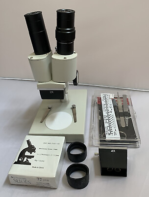 #ad 10x 40x Table Pillar Stand Zoom Magnification Binocular Stereo Microscope $124.99