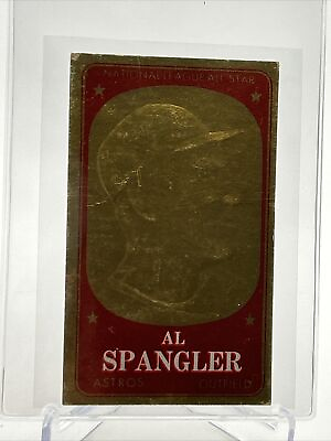#ad 1965 Topps Embossed Al Spangler Baseball Card #53 VG Quality FREE SHIPPING $1.95