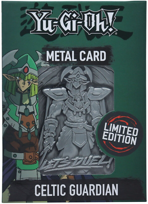 #ad Yu Gi Oh Limited Edition Celtic Guardian Metal Card GBP 7.64