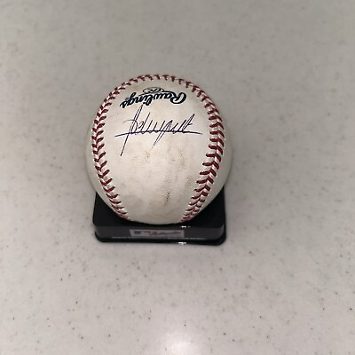 #ad ADRIAN BELTRE SIGNED AUTHENTIC GAME USED BASEBALL $99.99