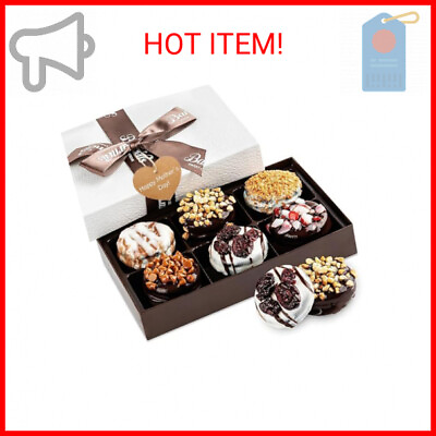 #ad Christmas Chocolate Gift Baskets 6 Cookie Chocolates Box Covered Cookies Holid $21.75
