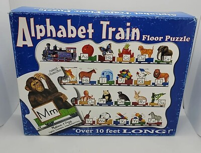 #ad Melissa And Doug 27 Piece 10 Foot Alphabet Train Floor Puzzle $9.00