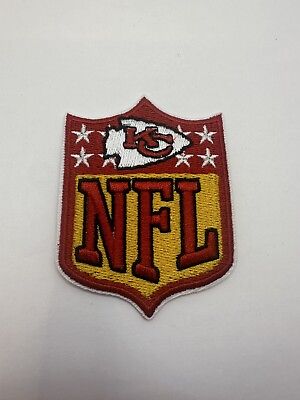 #ad Kansas City Chiefs NFL Logo Patch 2” X 2.75” Iron On Embroidered $4.50