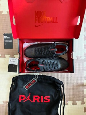 #ad Nike Mercurial Vapor 12 FG SE PSG Soccer Size:US7.5 25.5cm Black W Box Japan F S $666.00