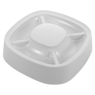 #ad Compartment Pet Bowl Plastic Food Container Dog Dispenser Practical $16.29