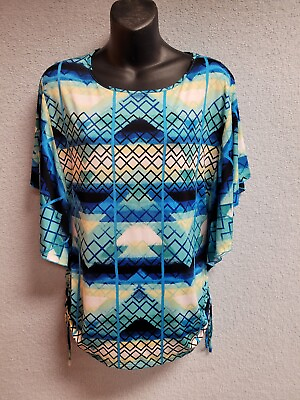 #ad Womens Style amp; Co. Polyester Blend Tunic with Drawstring. Size Small. #437 $15.00