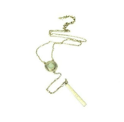 #ad Lucky Brand Gold Boho Lariat Necklace Extendable Minimalist Reversible $20.00