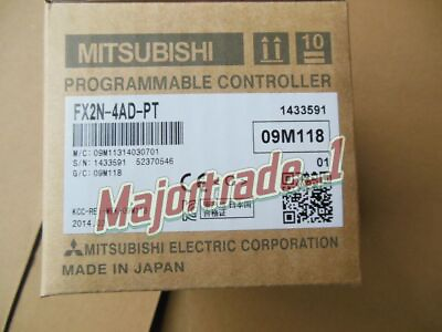 #ad 1pcs Brand new Mitsubishi with box PLC FX2N 4AD PT IN BOX $109.00