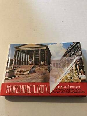 #ad Guide with Reconstructions Pompeii Herculaneum Past and Present With Re GOOD $3.98