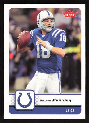 #ad 2006 Fleer #41 Peyton Manning $3.00