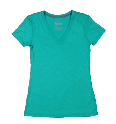 #ad New Nike Women#x27;s Shirt Dri Fit Short Sleeve Regular Fit Top Green Size S $19.99