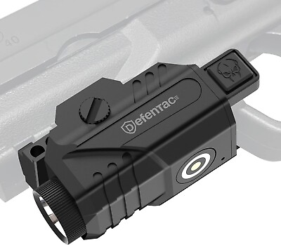 #ad DEFENTAC Pistol Light w Strobe Function for Guns 600 Lumens Tactical Flashlight $22.99