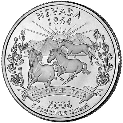 #ad 2006 P Nevada State Quarter $1.55
