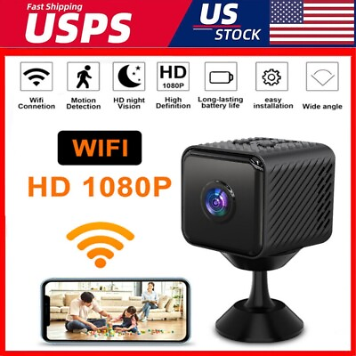 #ad Wifi Mini Camera HD 1080P Video Motion Night Vision Cam Camcorder Security DVR $15.57