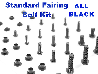 #ad Black Fairing Bolt Kit body screws fastener for Triumph Daytona 600 2002 2003 $39.99