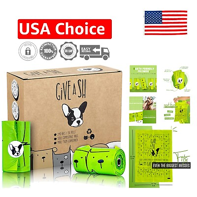 #ad Compostable Dog Waste Bags 240 Bags Leakproof amp; Odorless 10% to Charity $35.99