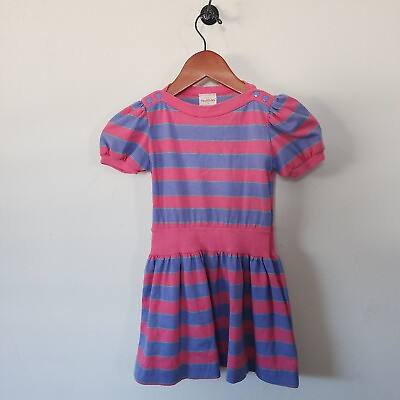#ad Vintage Girls Health Tex Dress Striped 5 $7.99