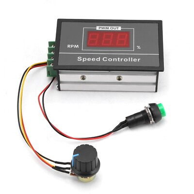 #ad Start Stop Switch PWM DC Motor Speed Controller 6 60V 30A Digital Display US $10.99