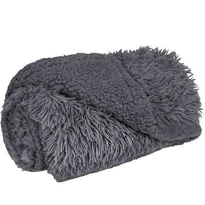 #ad WATERPROOF Dog Blanket for Bed Couch Puppy Dog Cat Sherpa Fleece Fluffy Faux Fur $44.99