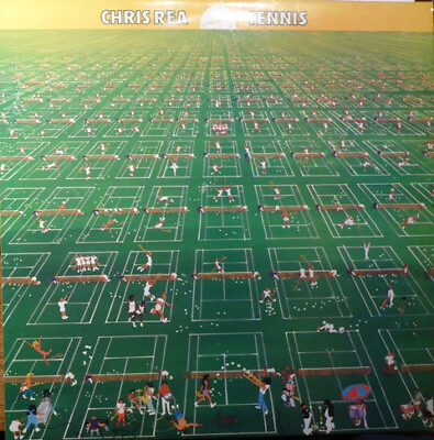#ad Chris Rea Tennis Used Vinyl Record J34z GBP 20.13