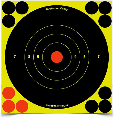 #ad SHOOT N C Birchwood Casey Shoot N C 6 Inch Round Target 60 Sheet Pack $24.01