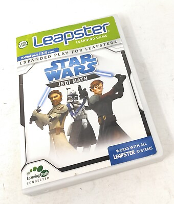 #ad Leapster Learning Game Star Wars Jedi Math Grade K 2 5 8 years $9.96