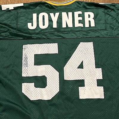 #ad Green Bay Packers Seth Joyner jersey mens size 52 Champion VTG green $47.99