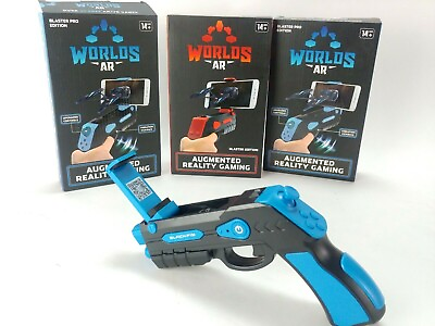 #ad Worlds AR Gun Blaster Augmented Reality Bluetooth Game Controller Smartphone $6.99