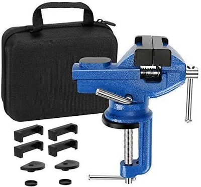 #ad Vise Universal Rotate 360° Work Clamp On Vice Table Vise 3quot; $40.99