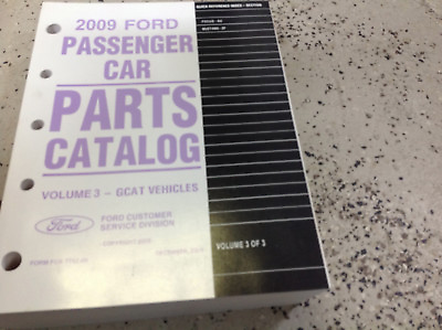 #ad 2009 Ford Mustang amp; Ford Focus Parts Catalog Manual OEM Factory $99.95