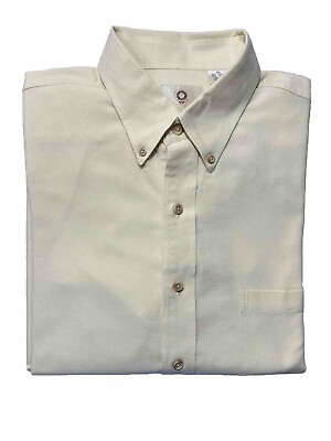 #ad Viyella Men#x27;s Button Down Cotton Wool Blend Shirt XL Long Sleeve $19.99