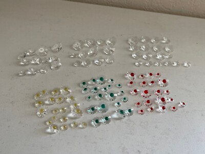 #ad Swarovski Crystal Lot of 100 Mini Miniature Hearts amp; Mini Daisy Flowers $115.00